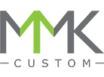 A logo of the company mk custom